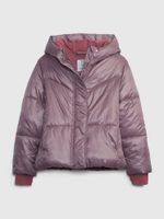 GAP 440355-00 Dětská zimní bunda s kapucí Fialová