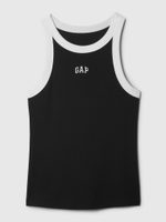 GAP 413149-01 Tílkový top s mini logem Černá