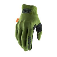 100% COGNITO D3O Gloves Army Green/Black