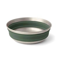 SEA TO SUMMIT Detour Stainless Steel Collapsible Bowl - M, Laurel Wreath Green