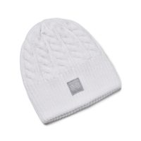 UNDER ARMOUR Halftime Cable Knit Beanie, White