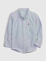 GAP 529837-00 Dětská košile oxford Modrá