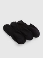 GAP 542785-02 Neviditelné ponožky, 3 páry Černá