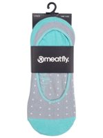 MEATFLY Meatfly Low Socks Triple Pack, Blue Dots