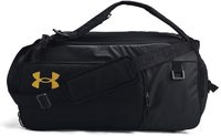 UNDER ARMOUR Contain Duo MD BP Duffle, Black / Metallic Gold