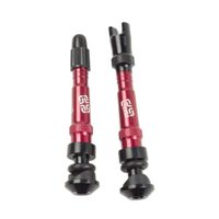 E*THIRTEEN Tubeless Valves | 27-37mm Rim Depth | 2 pcs | Red