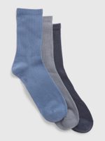 GAP 544362-01 Vysoké ponožky GapFit, 3 páry Barevná