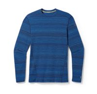 SMARTWOOL M CLASSIC THERMAL MERINO BL CREW BOXED, deep navy color shift