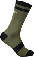 POC Lure MTB Sock Long, Epidote Green/Uranium Black