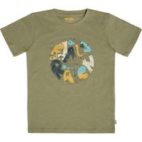 FJÄLLRÄVEN Kids Forest Findings T-shirt Light Olive