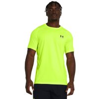 UNDER ARMOUR HG Armour Fitted SS, High-Vis Yellow / Black