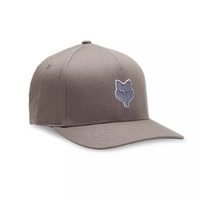 FOX Fox Head Flexfit Hat, Steel Grey