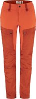 FJÄLLRÄVEN Keb Trousers Curved W Short Cabin Red-Rowan Red