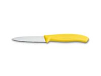 VICTORINOX 6.7636.L118 Nůž kuchyňský žlutý 8cm vlnka