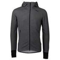 POC M's Merino Zip Hood Sylvanite Grey Melange