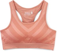 SMARTWOOL W SEAMLESS RACERBACK BRA, light mahogany