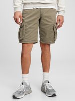 GAP 440760-00 Kraťasy twill cargo GapFlex Zelená