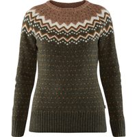 FJÄLLRÄVEN Övik Knit Sweater W Deep Forest