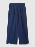 GAP 879816-01 Dětské mušelínové kalhoty Tmavě modrá