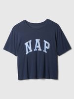 GAP 754457-04 Pyžamové tričko NAP Tmavě modrá