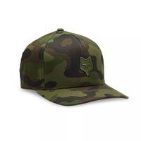 FOX Fox Head Flexfit Hat, Green Camo