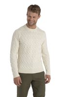 ICEBREAKER M Mer Cable Knit Crewe Sweater UNDYED