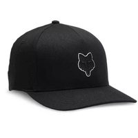 FOX Fox Head Flexfit Hat, Black