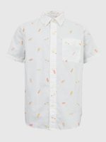 GAP 860275-02 Dětská košile s krátkým rukávem Bílá