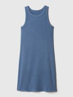 GAP 434398-03 Dětské žebrované šaty Tmavě modrá