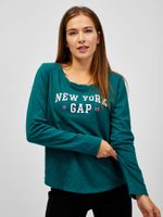 GAP 409451-03 Tričko New York GAP organic Zelená