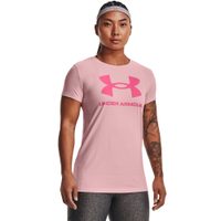 UNDER ARMOUR UA SPORTSTYLE LOGO SS, Pink/pink