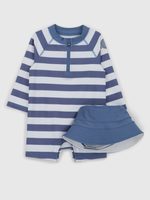 GAP 888553-00 Baby plavky s kloboučkem Modrá