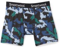 SMARTWOOL M MERINO PRINT BOXER BRIEF BOXED mist blue blurred camo print 2022