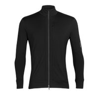 ICEBREAKER M Quantum III LS Zip, BLACK