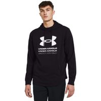UNDER ARMOUR Rival Terry Graphic Hood, Black / Castlerock
