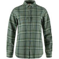 FJÄLLRÄVEN Övik Heavy Flannel Shirt W Patina Green-Deep Patina