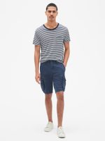 GAP 440760-05 Kraťasy twill cargo s GapFlex Tmavě modrá