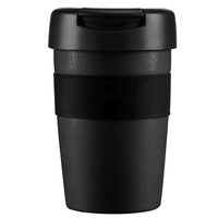 LIFEVENTURE Insulated Coffee Cup; 350ml; black