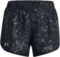 UNDER ARMOUR Fly By Printed Short , Black / Black / Reflective