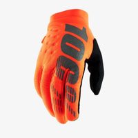100% BRISKER Glove Fluo Orange/Black Youth