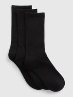 GAP 542723-01 Vysoké ponožky, 3 páry Černá