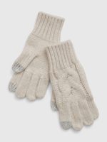 GAP 775103-00 Dětské pletené rukavice Béžová