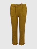 GAP 877293-01 Dětské kalhoty s pružným pasem Žlutá