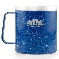 GSI OUTDOORS Glacier Stainless Camp Cup 444 ml blue speckle