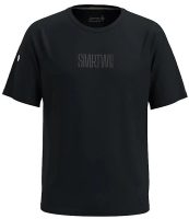 SMARTWOOL M ACTIVE ULTRLT GRPHC SS T, black-charcoal