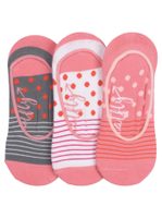 MEATFLY Meatfly Low Socks Gift Pack, Pink Stripe