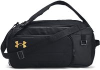 UNDER ARMOUR Contain Duo SM BP Duffle, Black / Metallic Gold