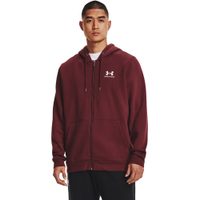 UNDER ARMOUR UA Essential Fleece FZ Hood-RED