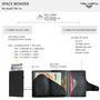 Wallet Click & Slide - leather Black Lizzard