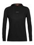 W Mer 125 Cool-Lite Sphere LS Hoodie BLACK